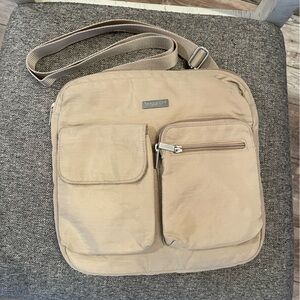 Baggallini Canyon Crossbody Nylon Bag in Khaki Tan for Everyday and Travel!